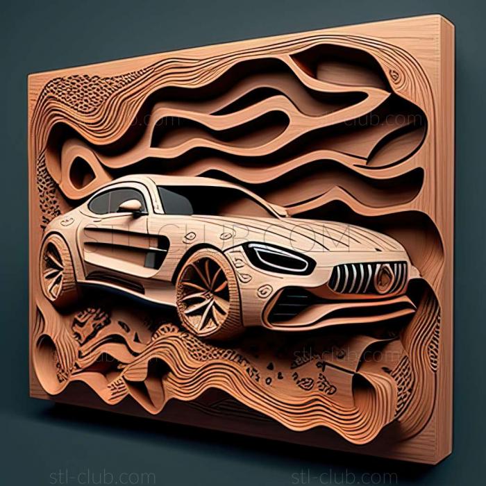 3D model Mercedes AMG GT Concept (STL)